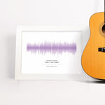 Load image into Gallery viewer, Personalized Sound Wave Art