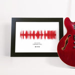 Load image into Gallery viewer, Personalized Sound Wave Art