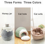 Load image into Gallery viewer, Our Moment | CozyCave - Warm Pet Hideout Bed
