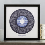 Load image into Gallery viewer, Personalized Lyrics Vinyl Print
