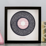 Load image into Gallery viewer, Personalized Lyrics Vinyl Print
