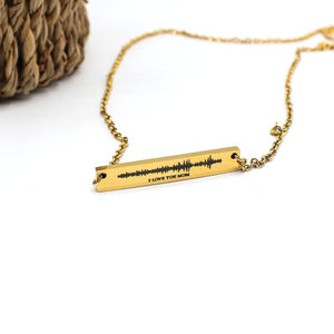 Our Moment | Custom Sound Wave Necklace